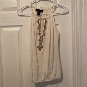 Off white tank top